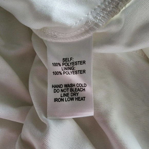 Lulus Small In the Moment White Embroidered Dress Lace V Neck Sleeveless Mini - Picture 13 of 14